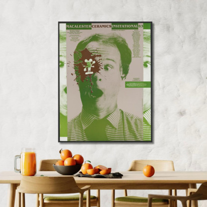 Invito Alla Ceramica Macalester 83 Lanny Sommese lsm15 quadro stampato su tela