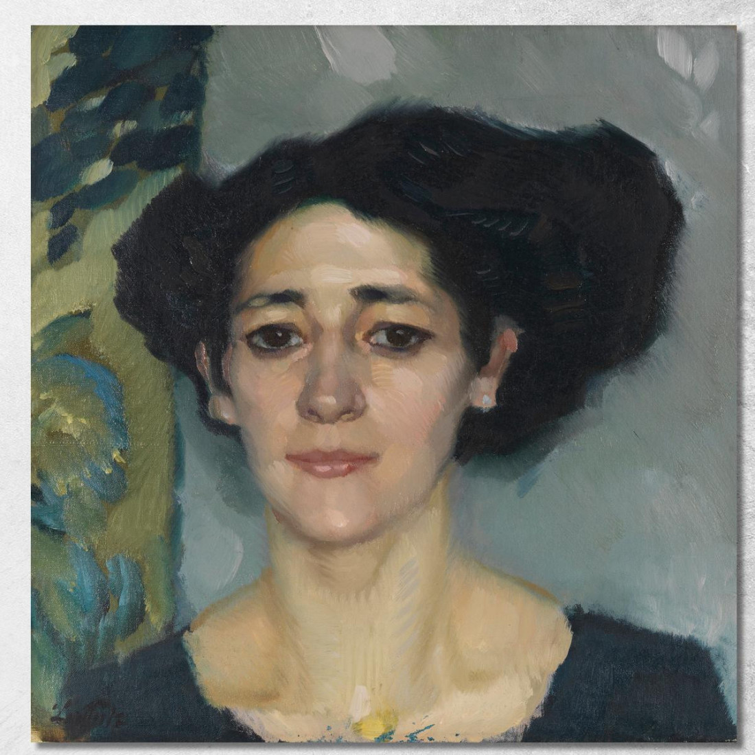 Ritratto Femminile Leo Putz lpz9 quadro stampato su tela Ritratto Femminile Leo Putz lpz9 quadro stampato su tela
