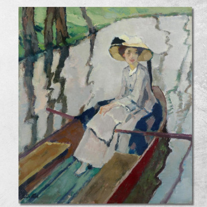 Giorno Grigio D'Autunno Leo Putz lpz17 quadro stampato su tela