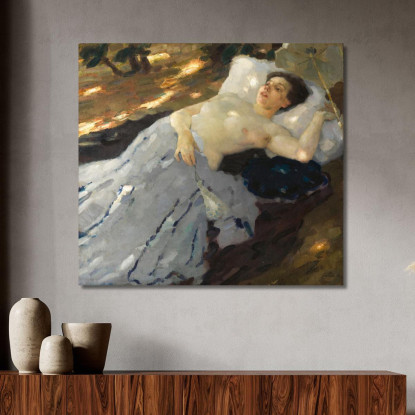 Mezza Estate Leo Putz lpz36 quadro stampato su tela