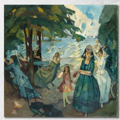 Regata 2 Leo Putz lpz43 quadro stampato su tela