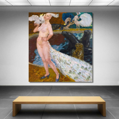 Il Giardino Incantato Leo Putz lpz56 quadro stampato su tela