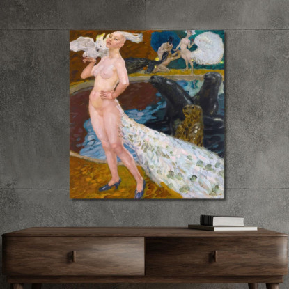 Il Giardino Incantato Leo Putz lpz56 quadro stampato su tela