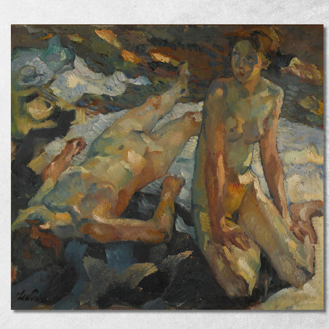 Foresta Di Waldesruhe Calma Leo Putz lpz60 quadro stampato su tela