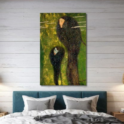 Ninfe D'Acqua Gustav Klimt kg71 quadro stampato su tela
