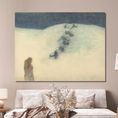Bambini Sulla Duna Léon Spilliaert lsp58 quadro stampato su tela