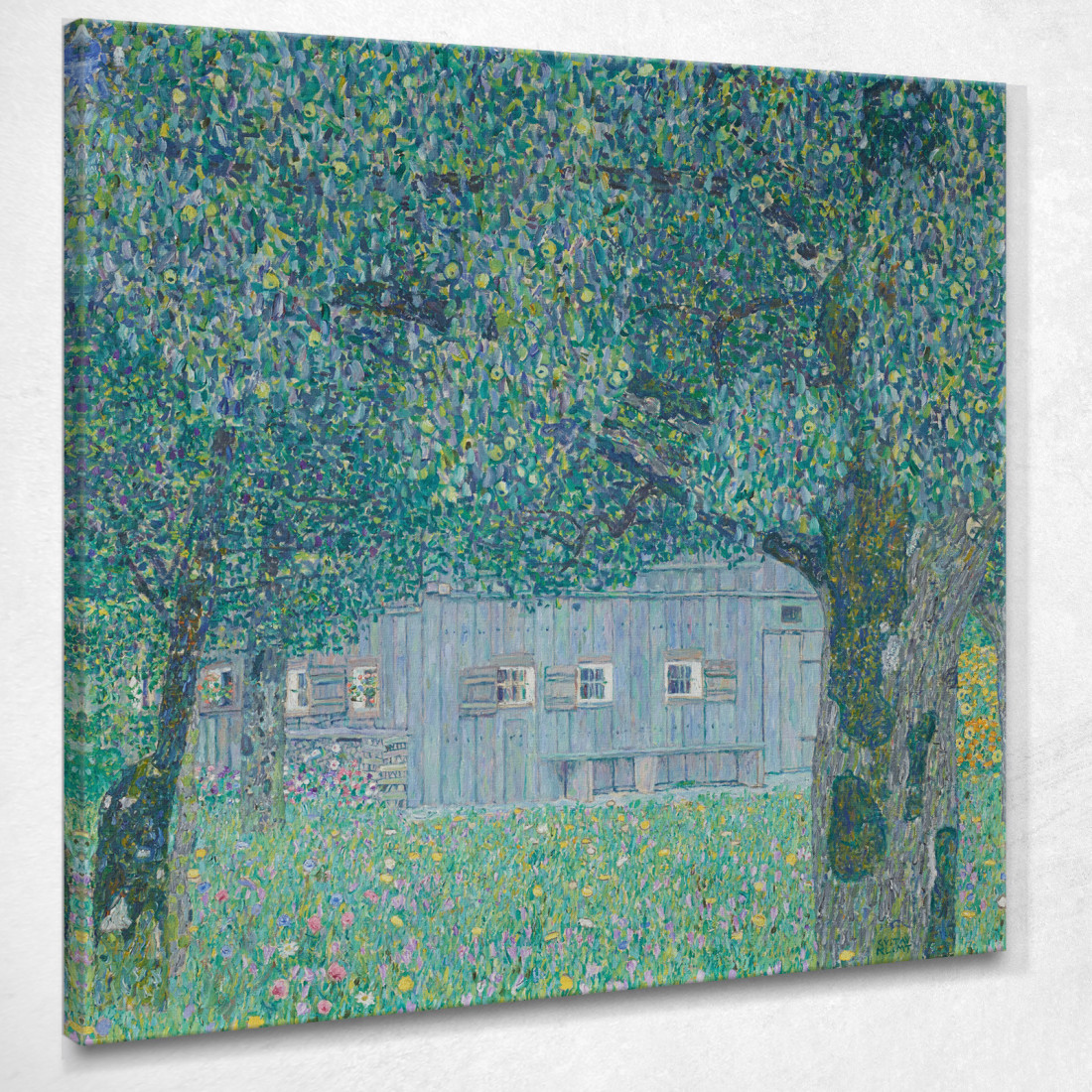 Fattoria A Buchberg Fattoria Dell'Alta Austria Gustav Klimt kg82 quadro stampato su tela Fattoria A Buchberg Fattoria Dell'Alta Austria Gustav Klimt kg82 quadro stampato su tela