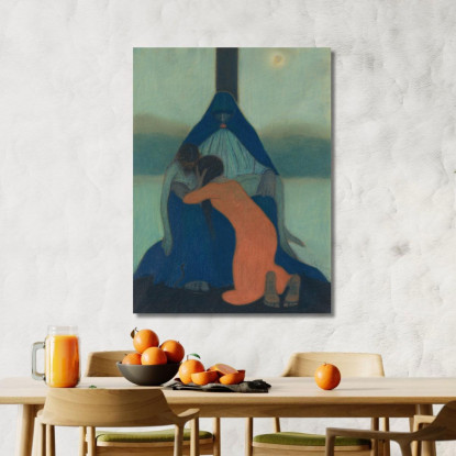 Pietro Léon Spilliaert lsp89 quadro stampato su tela