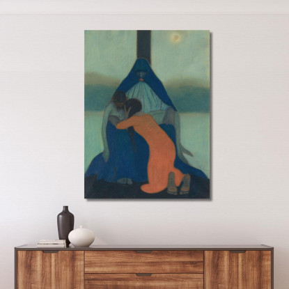 Pietro Léon Spilliaert lsp89 quadro stampato su tela