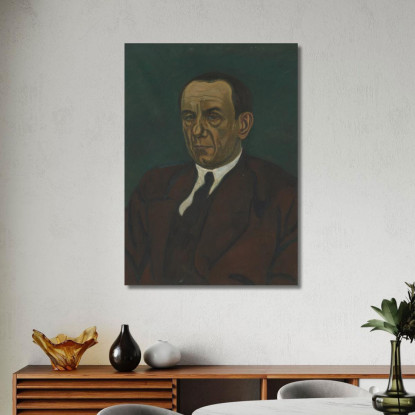 Ritratto Di Henri Vandeputte Léon Spilliaert lsp95 quadro stampato su tela