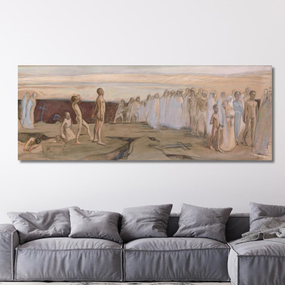 Risurrezione Magnus Enckell mek63 quadro stampato su tela