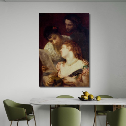 Festa Musicale Mary Cassatt mcs25 quadro stampato su tela