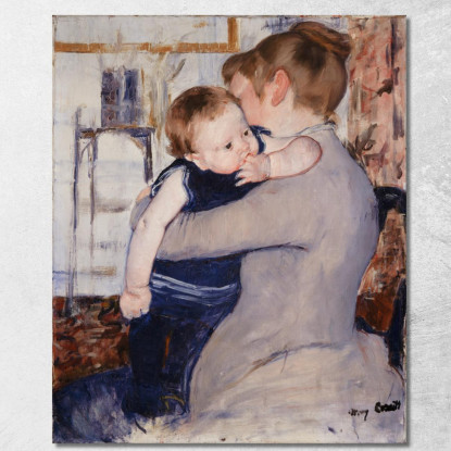 Madre E Figlio 2 Mary Cassatt mcs31 quadro stampato su tela