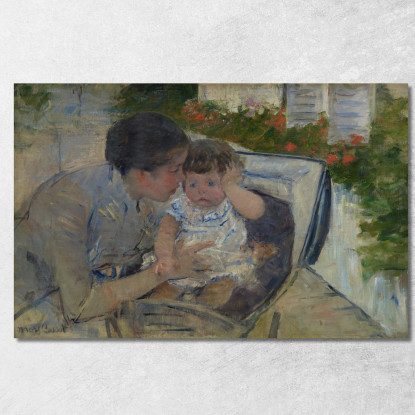 Susan Conforta Il Bambino Mary Cassatt mcs46 quadro stampato su tela