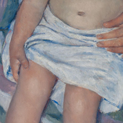 Il Bagno Del Bambino Mary Cassatt mcs53 quadro stampato su tela