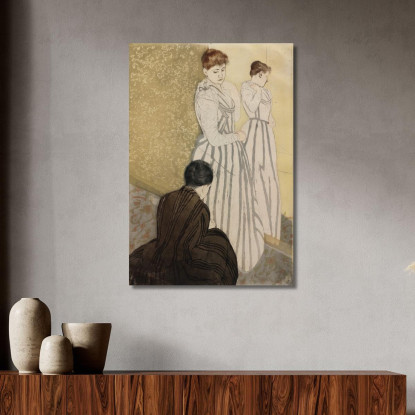 Il Montaggio Mary Cassatt mcs55 quadro stampato su tela
