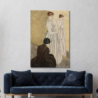 Il Montaggio Mary Cassatt mcs55 quadro stampato su tela