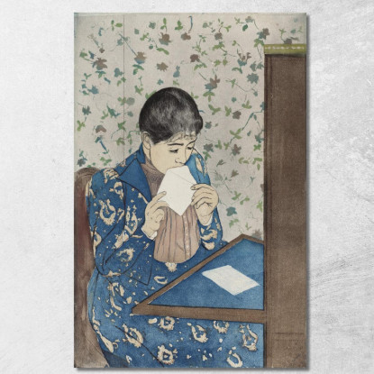 La Lettera Mary Cassatt mcs57 quadro stampato su tela