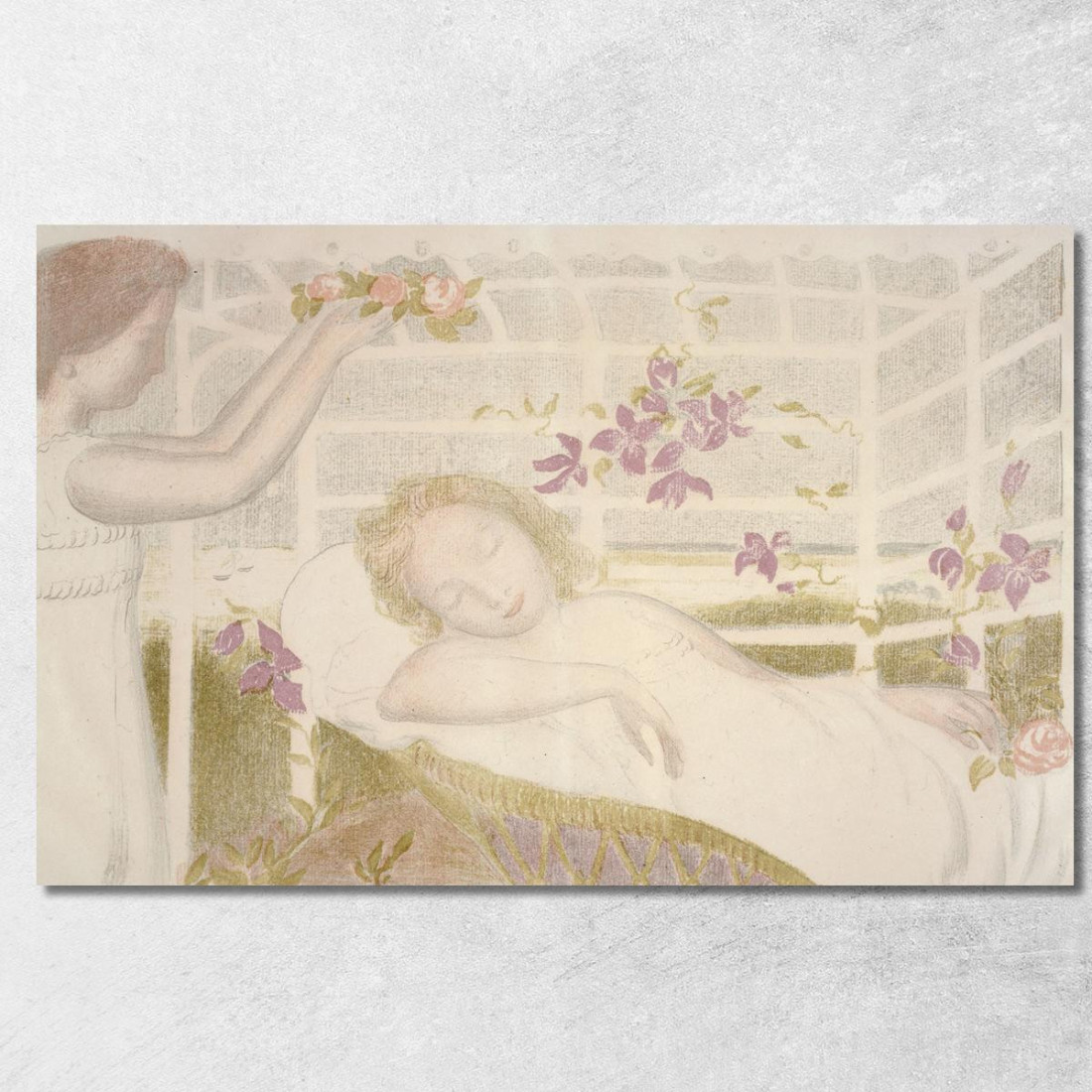 Allegoria Maurice Denis mdn1 quadro stampato su tela Allegoria Maurice Denis mdn1 quadro stampato su tela