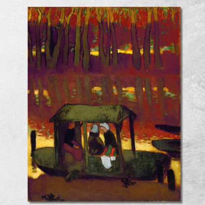 Ricordo Della Sera I Maurice Denis mdn19 quadro stampato su tela