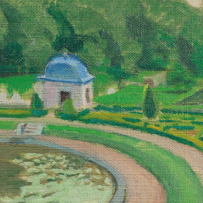 Castello Di Rosanbo Il Bacino E I Padiglioni Schizzo 2 Maurice Denis mdn31 quadro stampato su tela