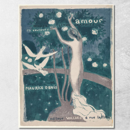 Amore Maurice Denis mdn39 quadro stampato su tela