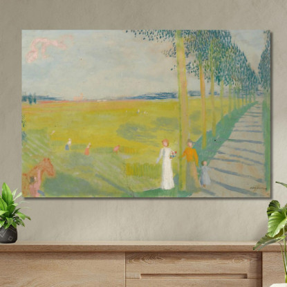 Paesaggio Di Campagna Maurice Denis mdn50 quadro stampato su tela