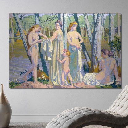 I Bagnanti Maurice Denis mdn58 quadro stampato su tela