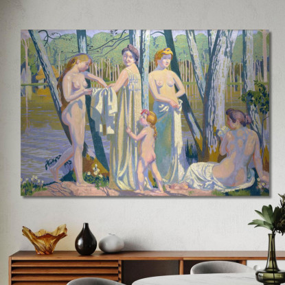 I Bagnanti Maurice Denis mdn58 quadro stampato su tela