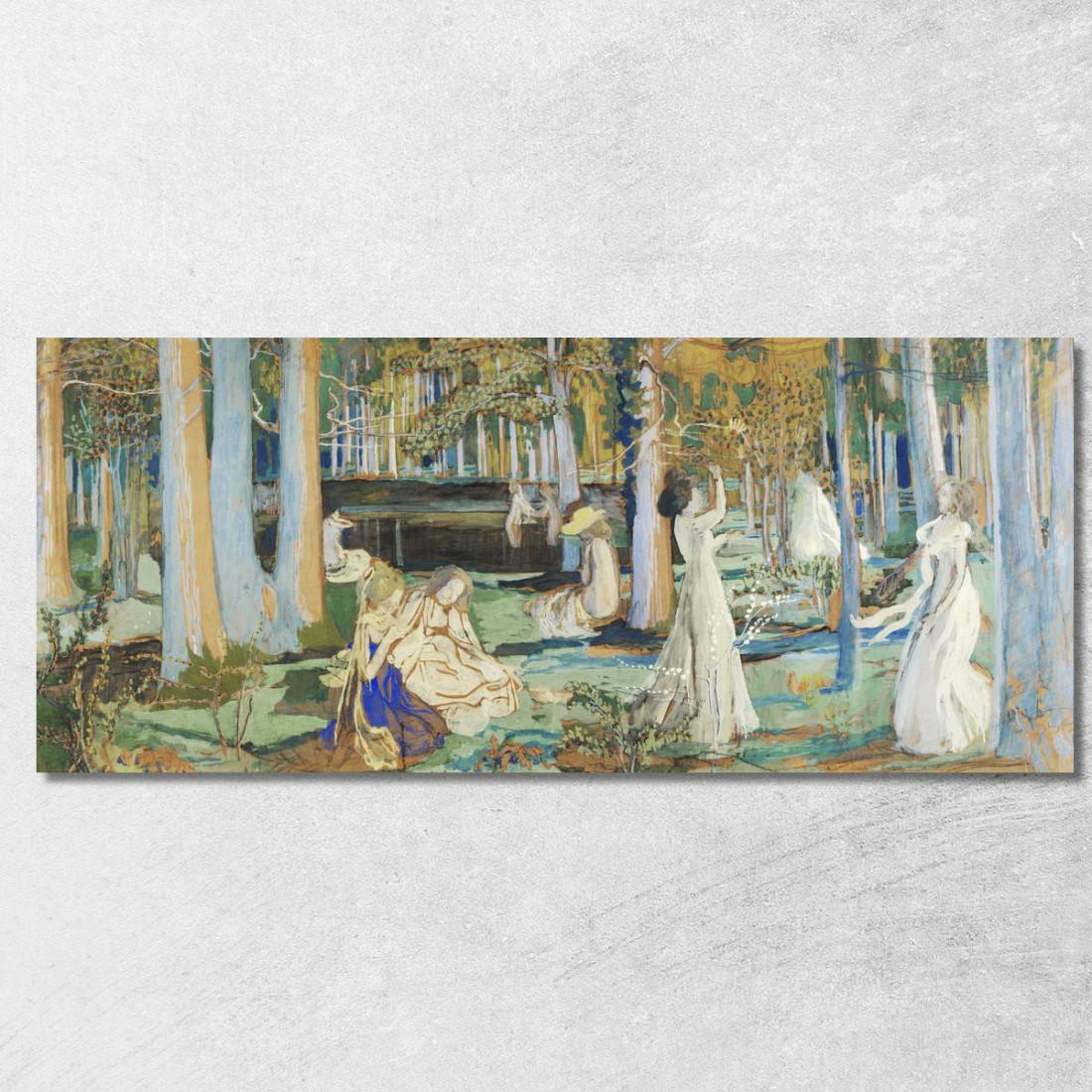 Il Bosco Sacro Maurice Denis mdn60 quadro stampato su tela