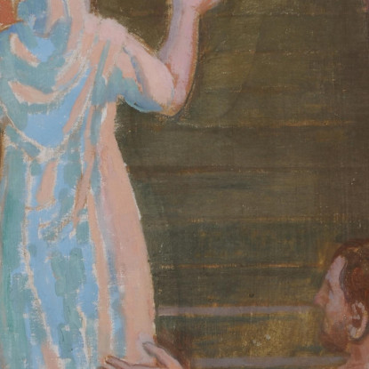 Visitazione Alla Scala Del Silencio' Maurice Denis mdn64 quadro stampato su tela