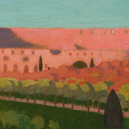 Veduta Del Colosseo Maurice Denis mdn67 quadro stampato su tela