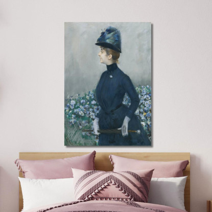 La Donna Con I Fiori Ritratto Di Mathilde See Paul César Helleu pch16 quadro stampato su tela