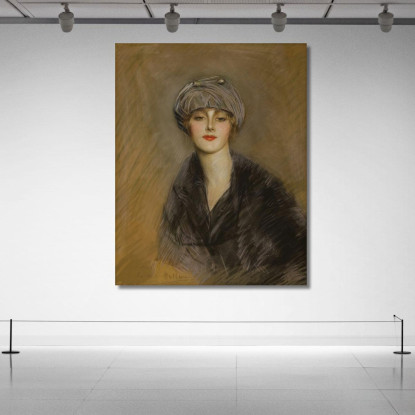 Ritratto Di Lucette In Un Cappello Paul César Helleu pch39 quadro stampato su tela