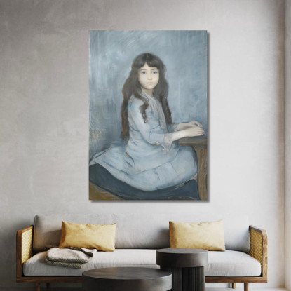 Ritratto Di Mademoiselle Granier Paul César Helleu pch41 quadro stampato su tela