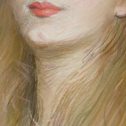 Ritratto Di Mlle Blanche De Pas Paul César Helleu pch49 quadro stampato su tela