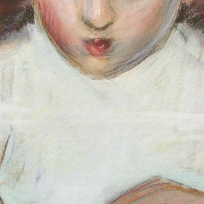 La Lezione Di Disegno Paul César Helleu pch56 quadro stampato su tela