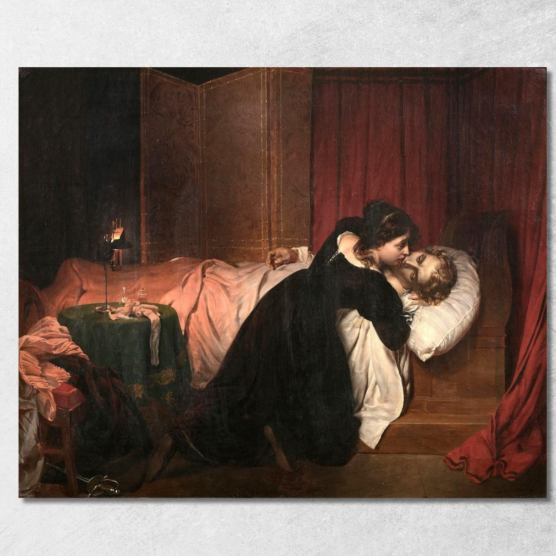Le Conseguenze Di Un Duello Paul Delaroche pdl5 quadro stampato su tela Le Conseguenze Di Un Duello Paul Delaroche pdl5 quadro stampato su tela