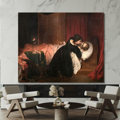 Le Conseguenze Di Un Duello Paul Delaroche pdl5 quadro stampato su tela