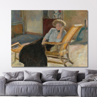 Donna Seduta Pierre Bonnard pbn11 quadro stampato su tela