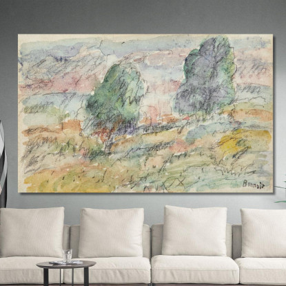 Paesaggio Di Vernon Pierre Bonnard pbn53 quadro stampato su tela
