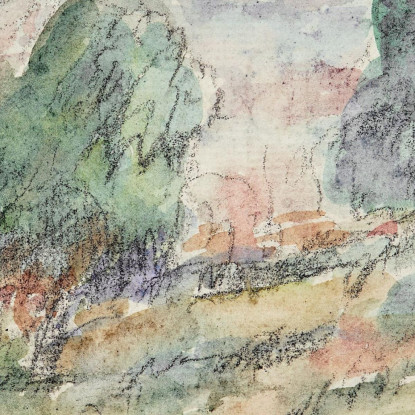Paesaggio Di Vernon Pierre Bonnard pbn53 quadro stampato su tela