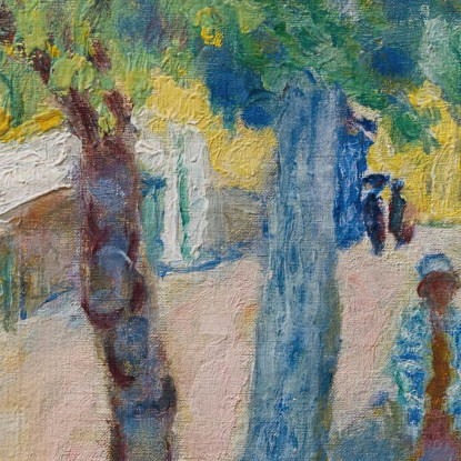 Personaggio Sotto Un Albero Pierre Bonnard pbn54 quadro stampato su tela