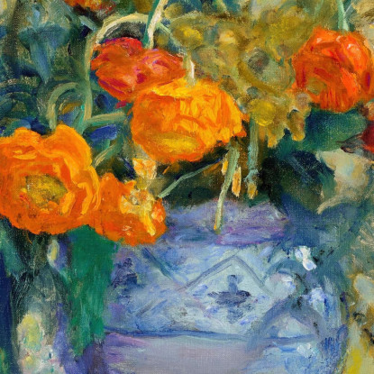 Ranuncoli In Vaso Blu Pierre Bonnard pbn64 quadro stampato su tela