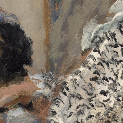 Donna E Cane A Tavola Pierre Bonnard pbn75 quadro stampato su tela