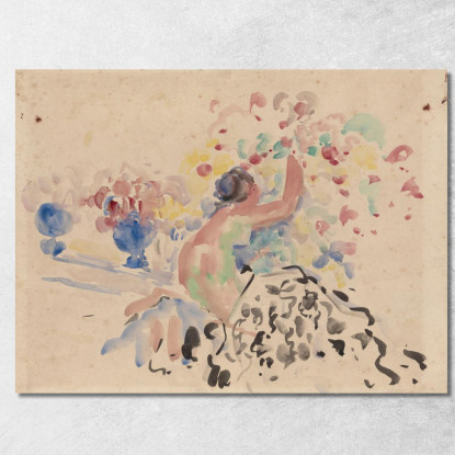 Nudo E Fiori Rik Wouters rwo16 quadro stampato su tela