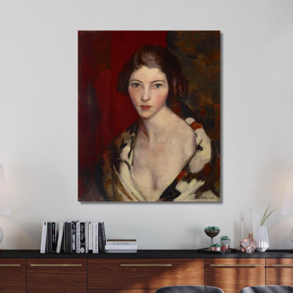 Elena Robert Henri rhn26 quadro stampato su tela