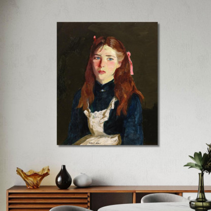 Ragazza Irlandese Robert Henri rhn32 quadro stampato su tela