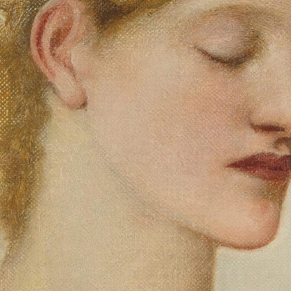 Testa Di Donna Sir Edward Coley Burne-Jones ecb25 quadro stampato su tela