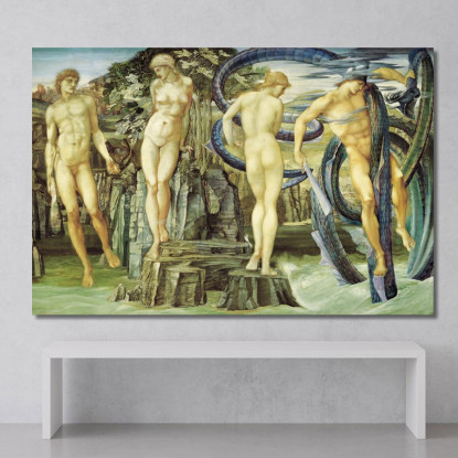 Perseo E Andromeda Sir Edward Coley Burne-Jones ecb47 quadro stampato su tela